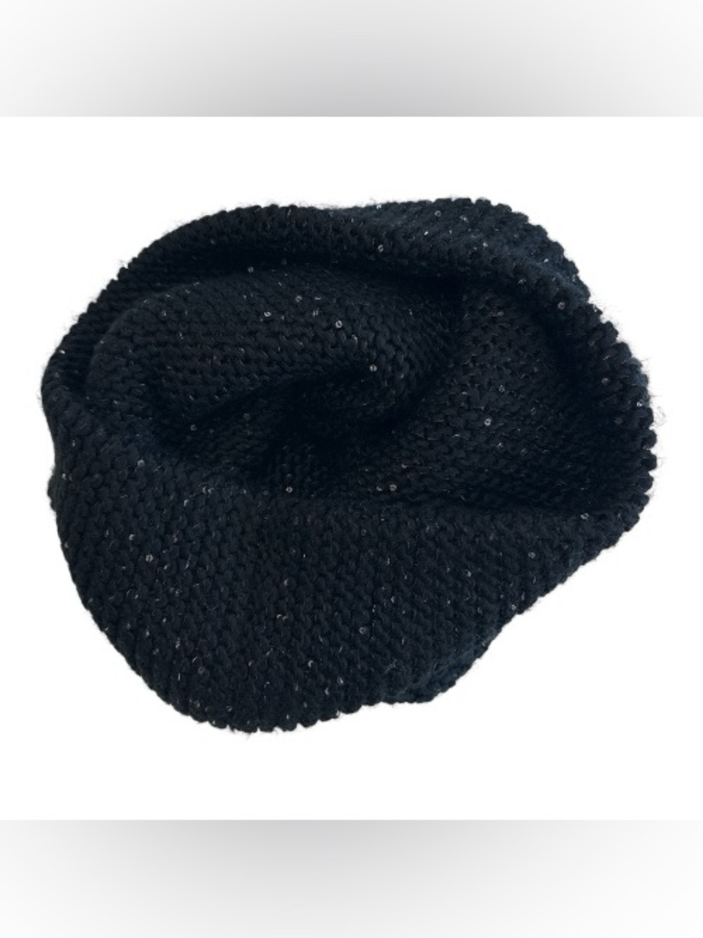 NWOT | Kate Spade | Black Sequin Neck-Warmer Scarf